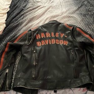Large Harley Davidson Riding Jacket